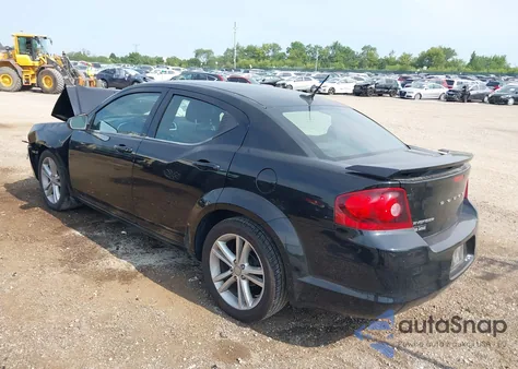 2013 Dodge Avenger Se V6 z USA, uszkodzony, nr VIN 1C3CDZAG2DN632125